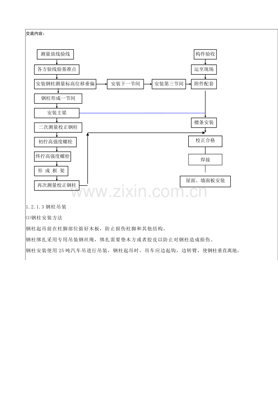 钢结构安装安全技术交底记录.docx_第3页