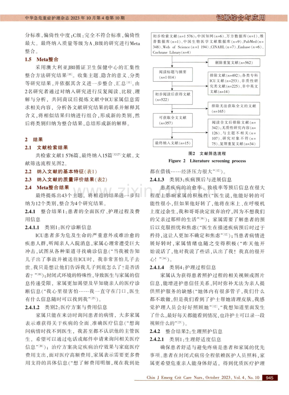 ICU患者家属信息需求质性研究的Meta整合.pdf_第3页