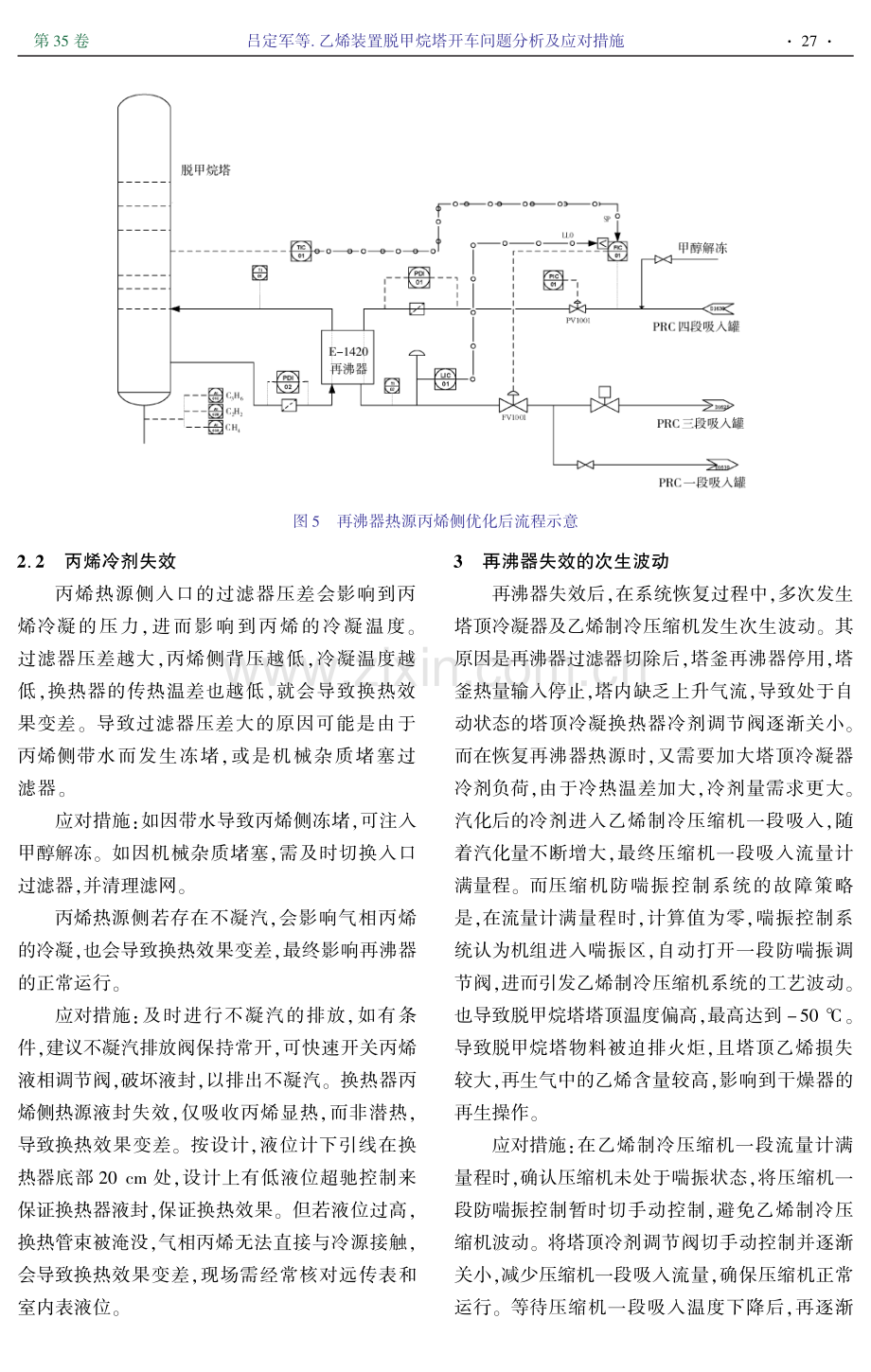 乙烯装置脱甲烷塔开车问题分析及应对措施.pdf_第3页