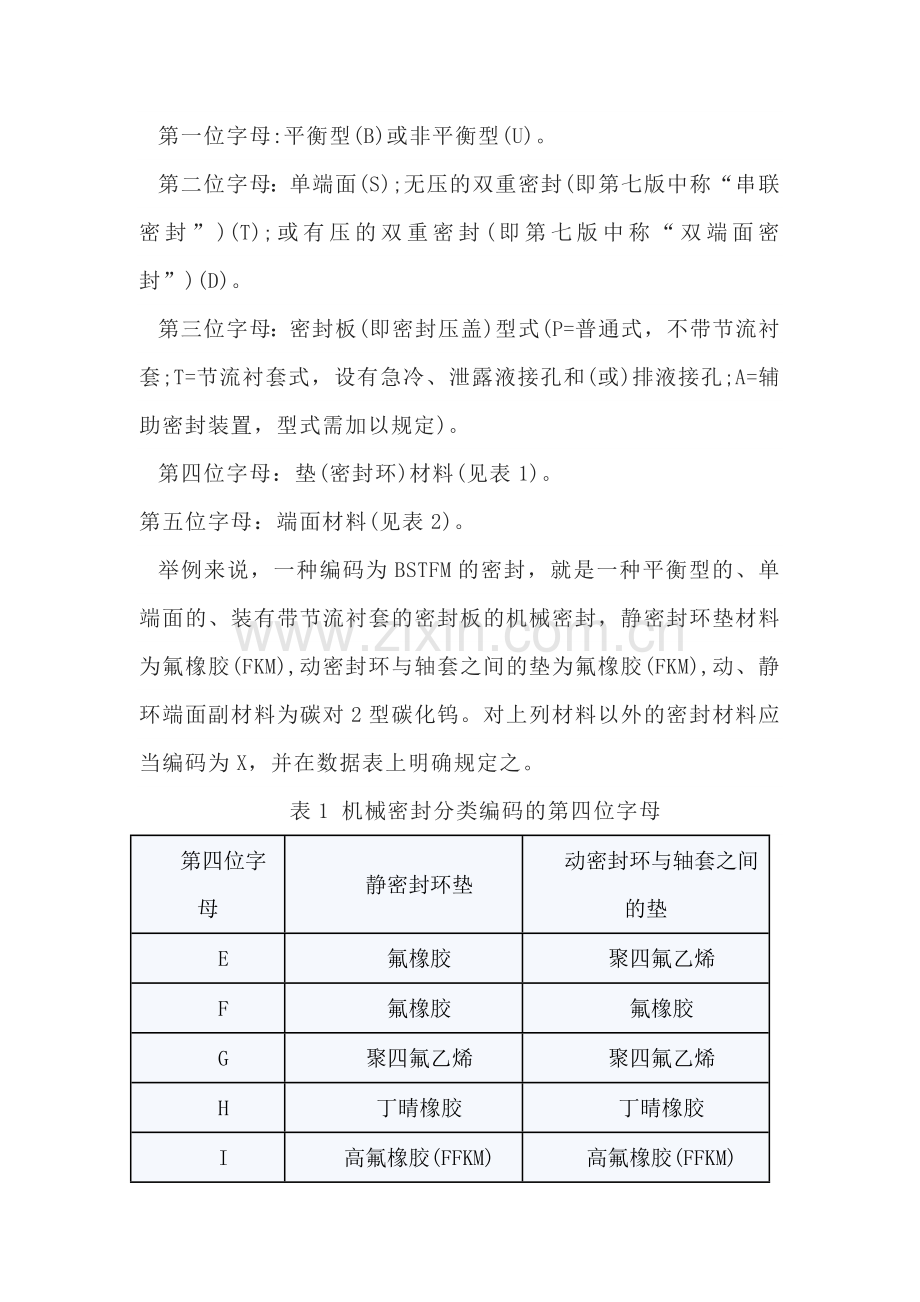 技能培训资料：机械密封的编码规则.docx_第1页