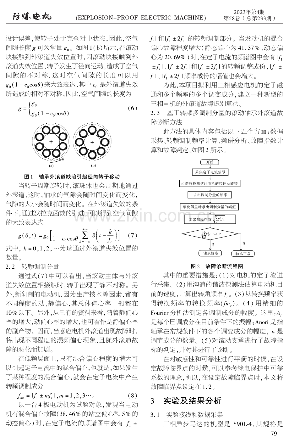 异步电动机滚动轴承外滚道故障诊断新方法.pdf_第3页