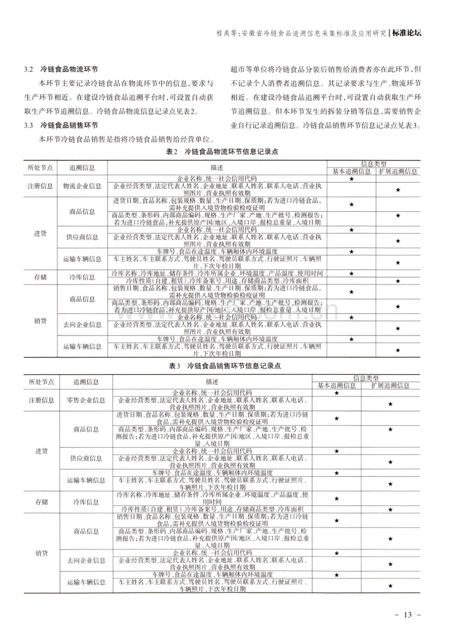 安徽省冷链食品追溯信息采集标准及应用研究.pdf_第3页