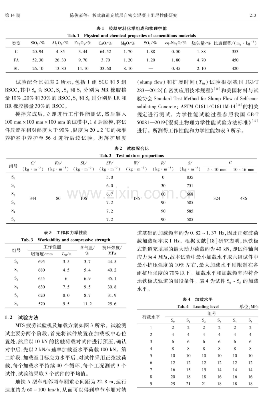 板式轨道充填层自密实混凝土阻尼性能研究.pdf_第3页