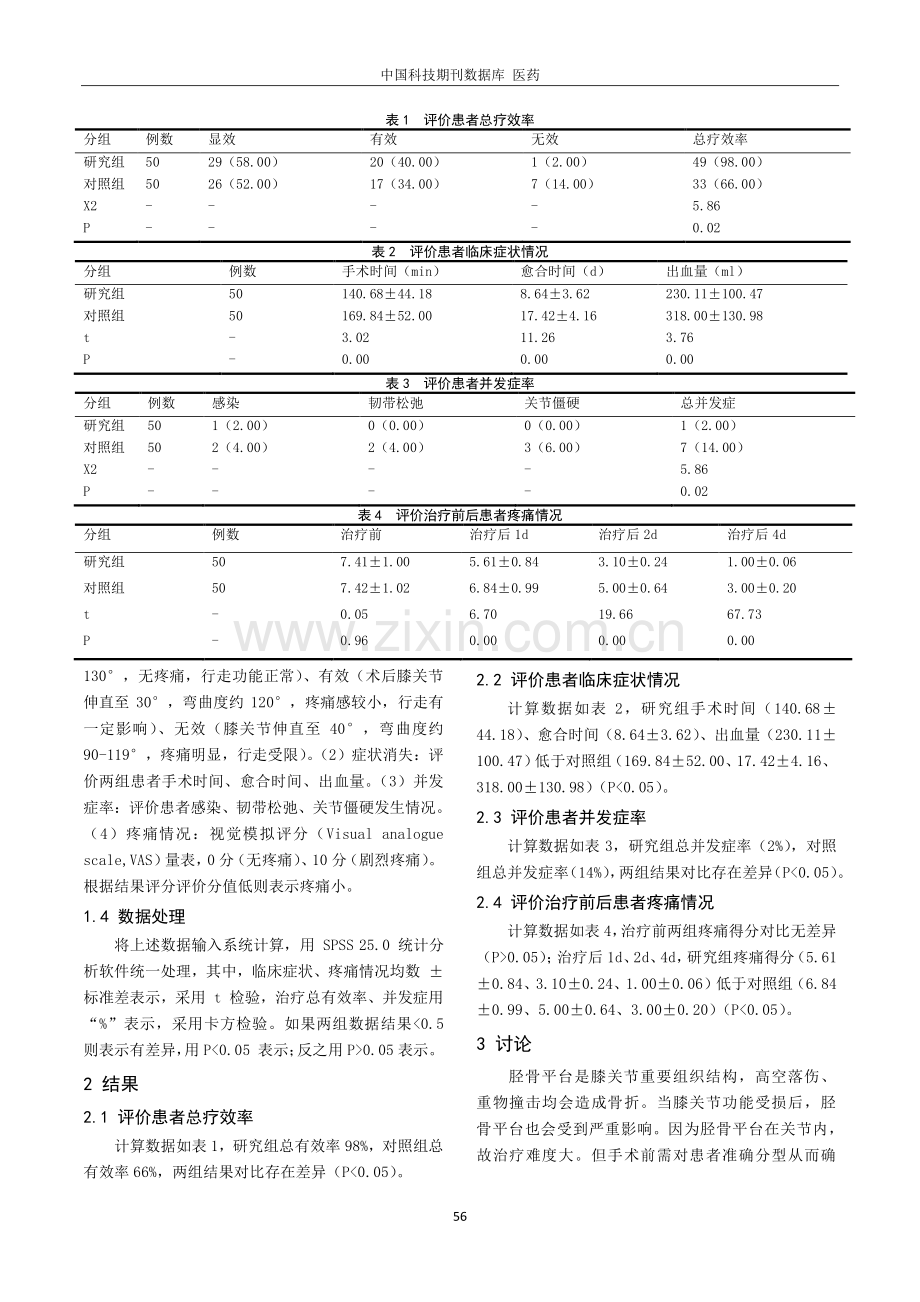 比较Schatzker分型和三柱分型在胫骨平台骨折治疗中的临床意义.pdf_第2页