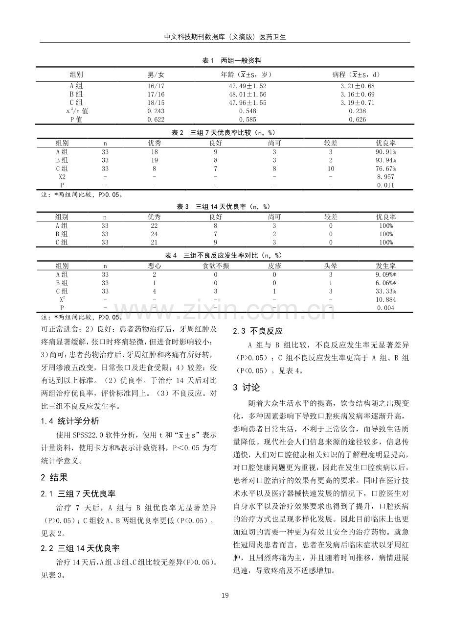 奥硝唑与替硝唑以及甲硝唑在口腔治疗的应用及药效对比研究.pdf_第2页