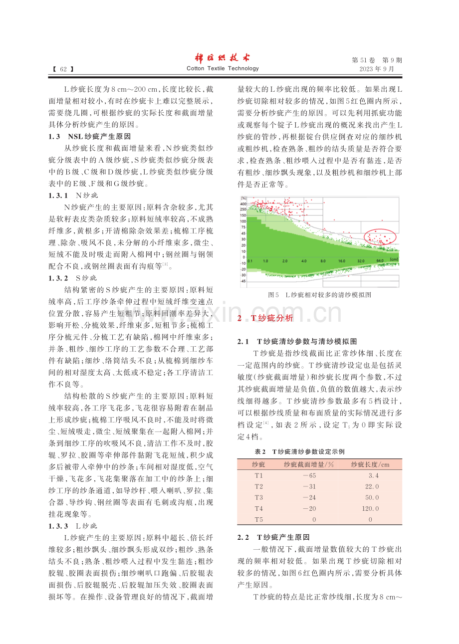 USTERQUANTUM3型清纱器清纱疵点分析与跟踪.pdf_第3页