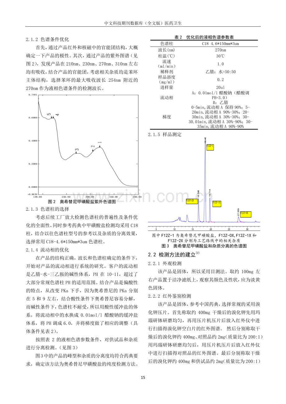 奥希替尼甲磺酸盐纯度测定方法的优化及检测方法的建立.pdf_第2页