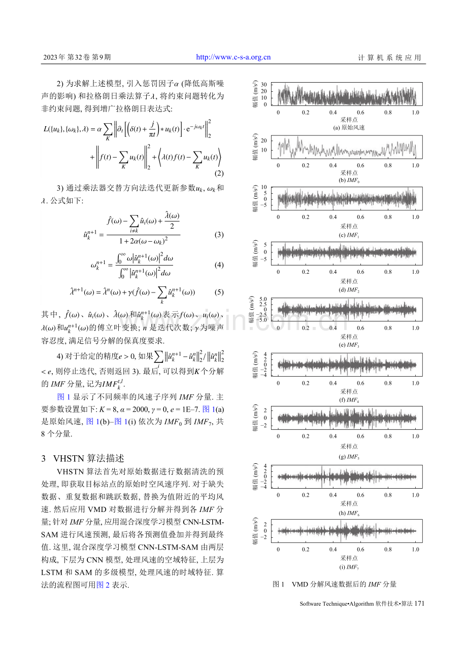 VMD和混合深度学习框架融合的短期风速预测.pdf_第3页