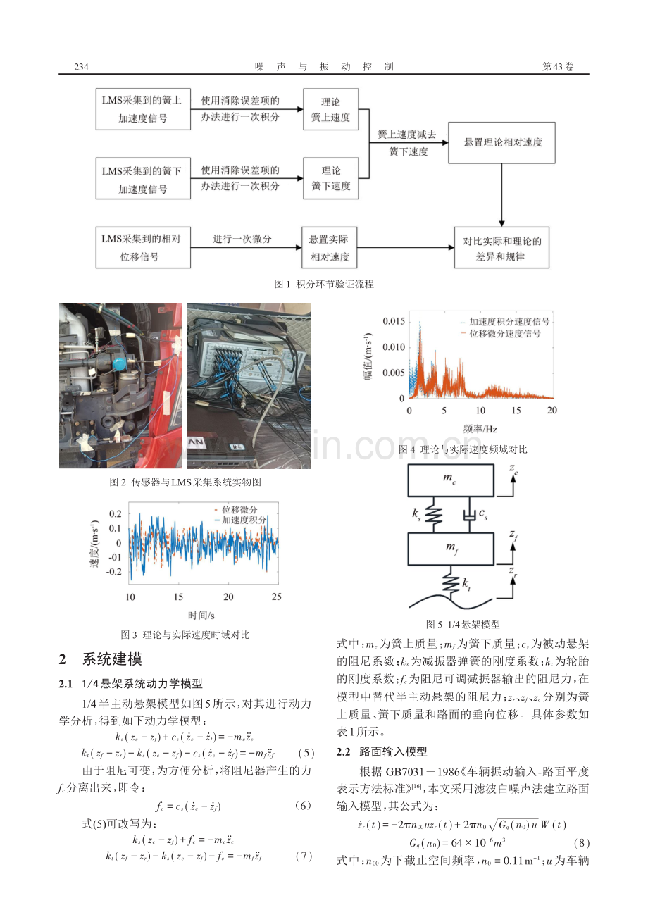 半主动悬架改进单传感器控制策略研究.pdf_第3页