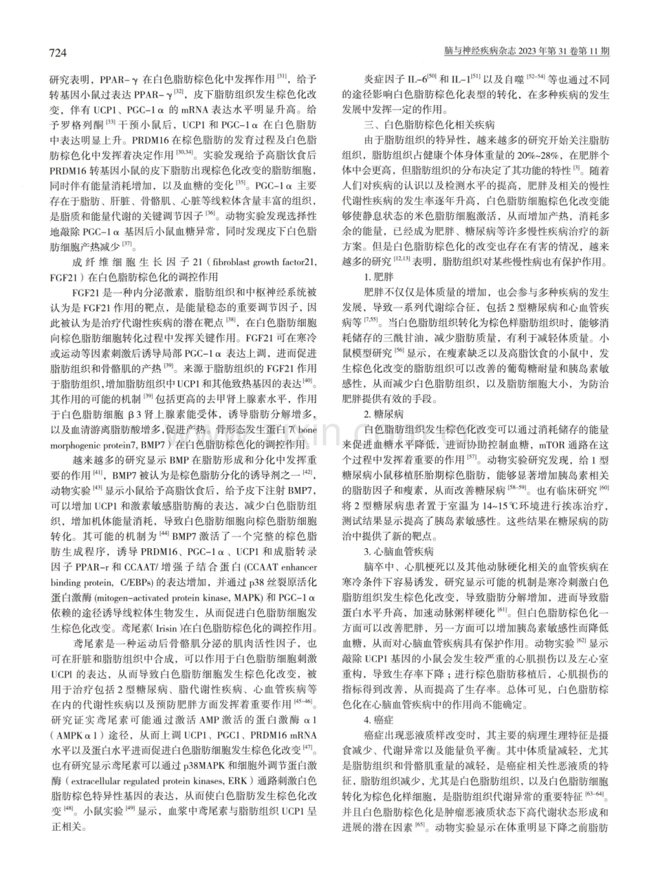 白色脂肪棕色化在临床研究.pdf_第2页