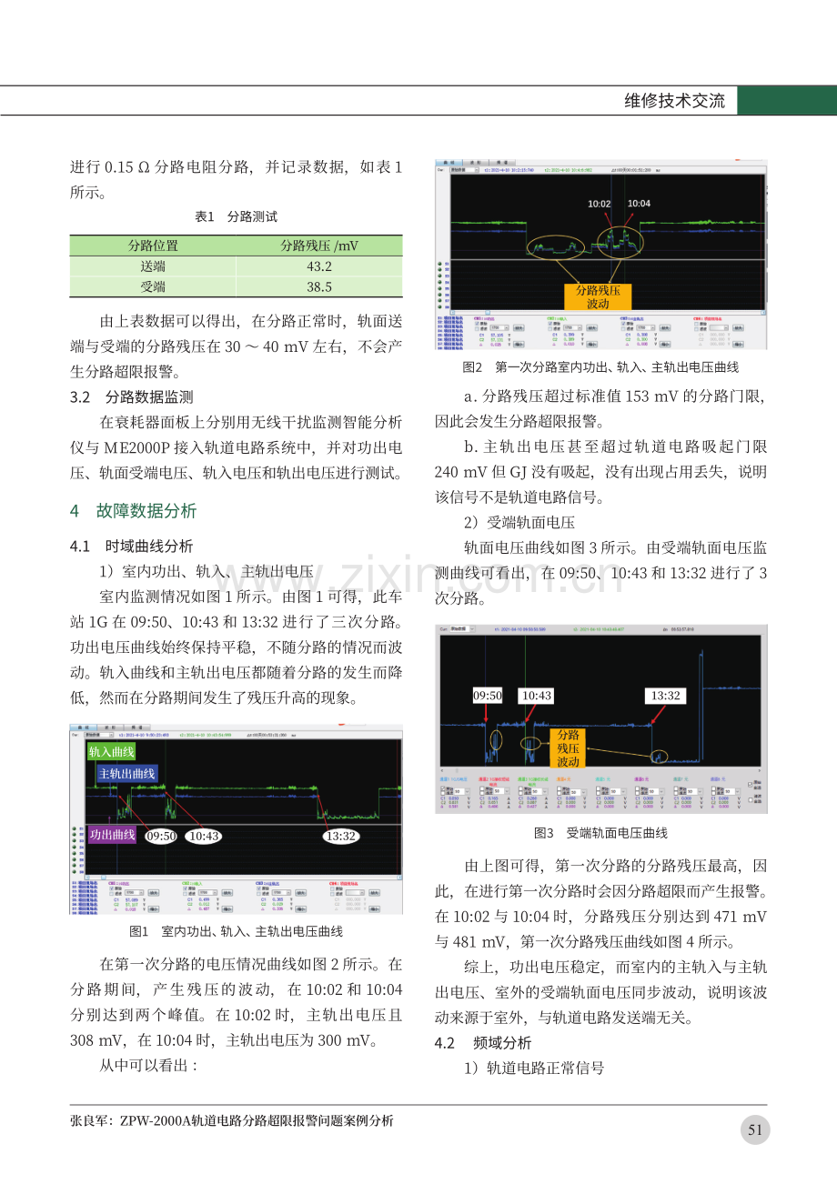 ZPW-2000A轨道电路分路超限报警问题案例分析.pdf_第2页