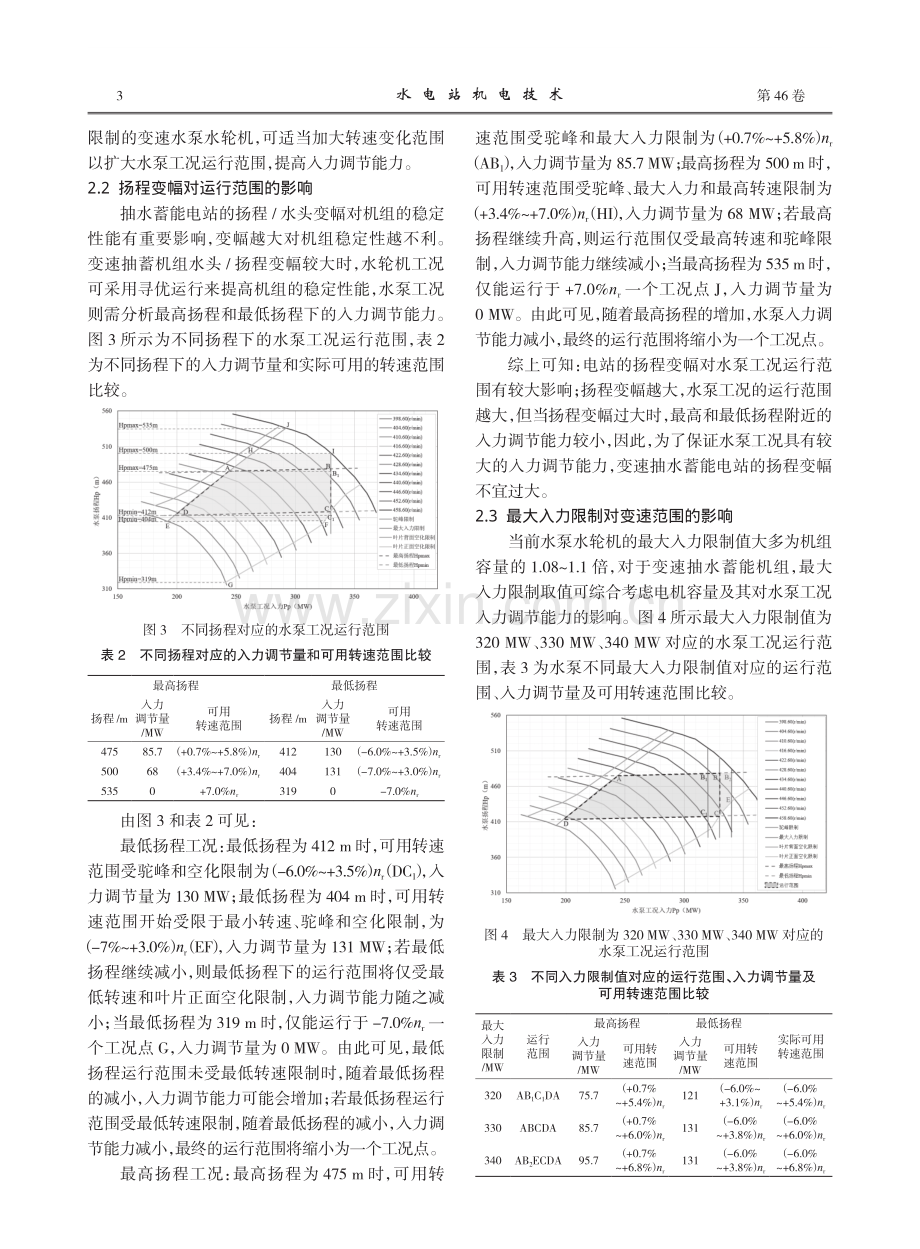 变速抽水蓄能机组水泵工况运行范围分析.pdf_第3页