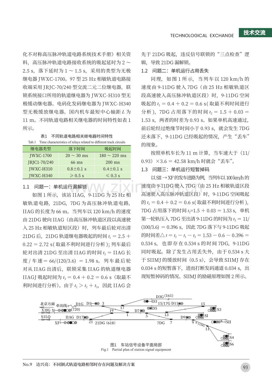 不同制式轨道电路相邻时存在问题及解决方案.pdf_第2页