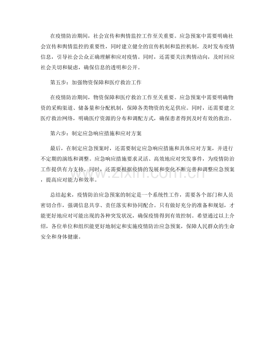 疫情防治应急预案制定指南.docx_第2页