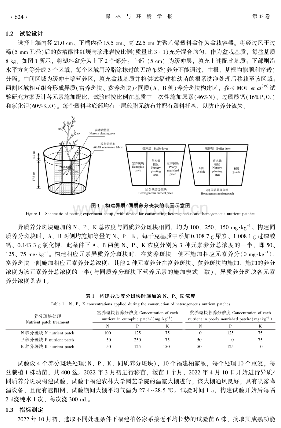 不同养分斑块对福建柏家系光合特性及生理特征的影响.pdf_第3页