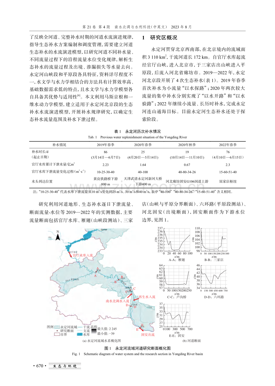 永定河北京段生态补水流量及模式.pdf_第2页