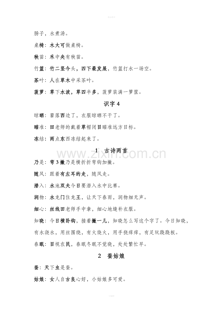 苏教版二年级下册语文生字巧记.doc_第2页