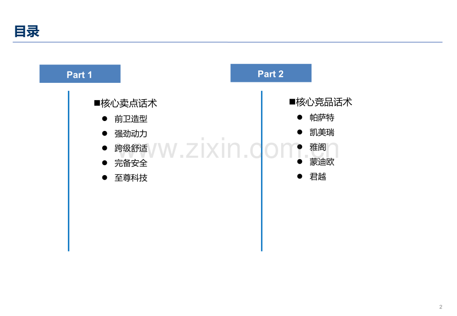 一汽大众全新一代迈腾营销话术考核材料PPT课件.ppt_第2页