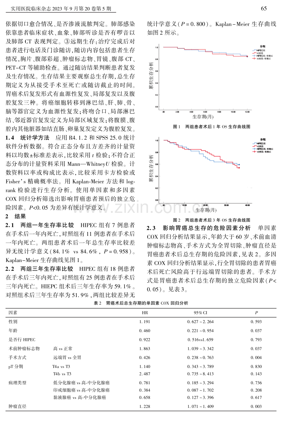 预防性腹腔热灌注化疗治疗局部进展期胃癌的疗效及安全性研究.pdf_第3页