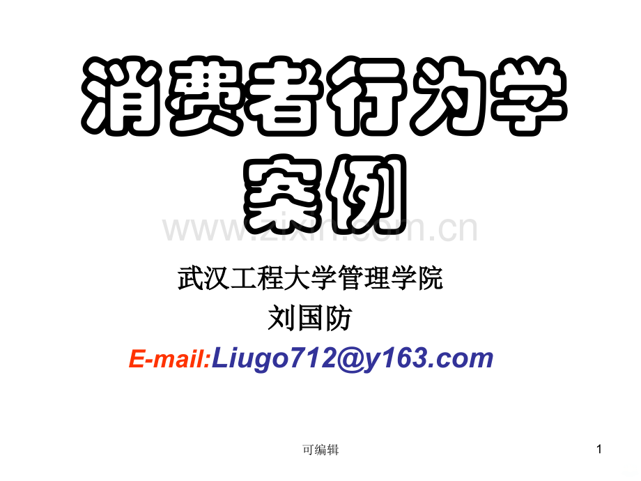 消费者行为学案例PPT课件.ppt_第1页