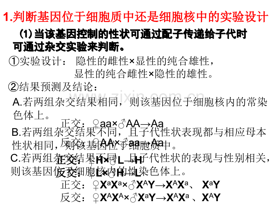 高考生物遗传实验专题PPT课件.pptx_第3页