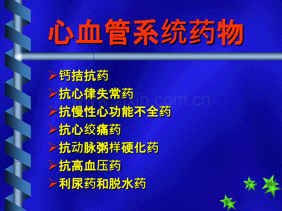 心血管系统药物PPT课件.ppt_第1页