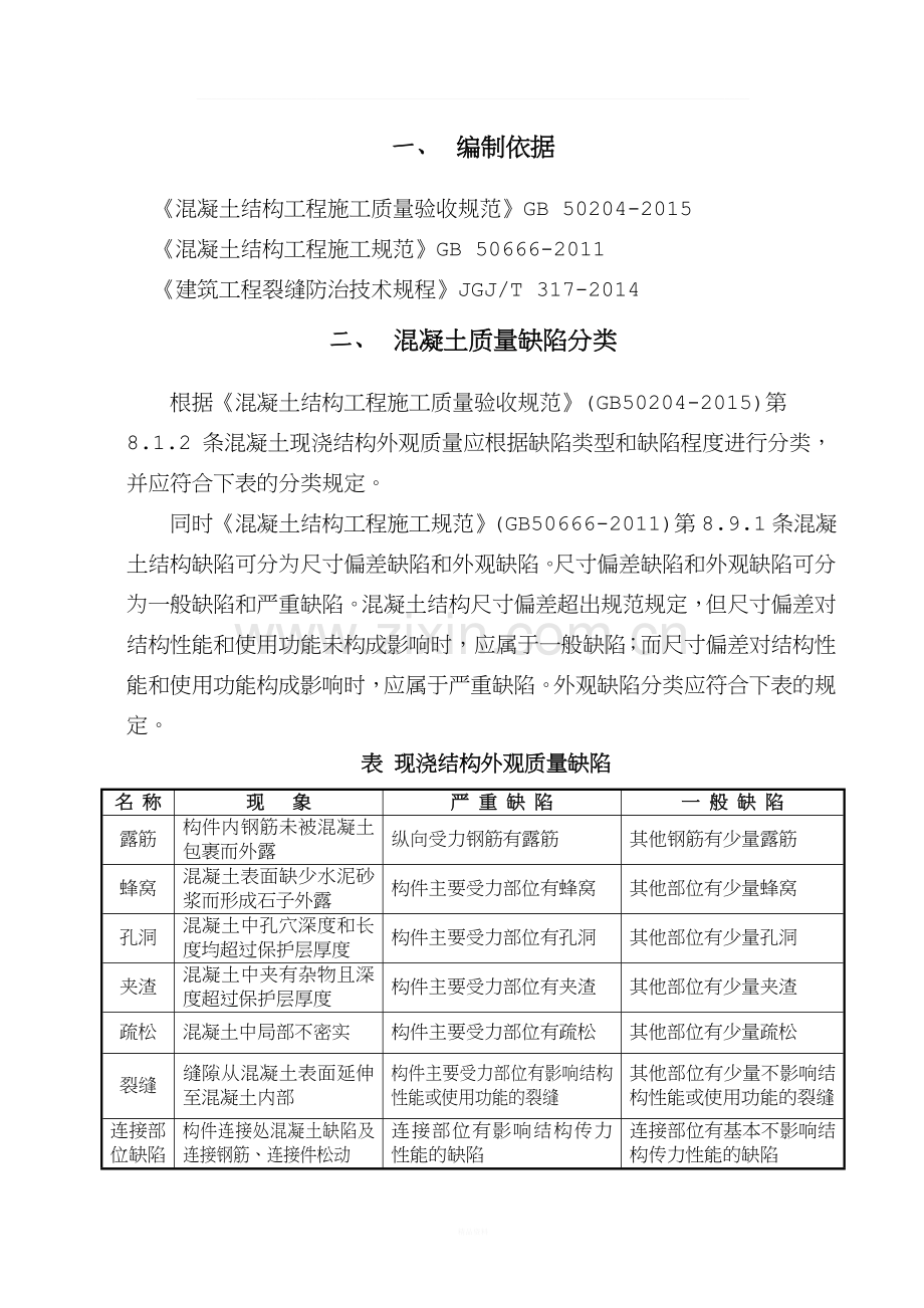 混凝土质量缺陷修补方案.doc_第3页