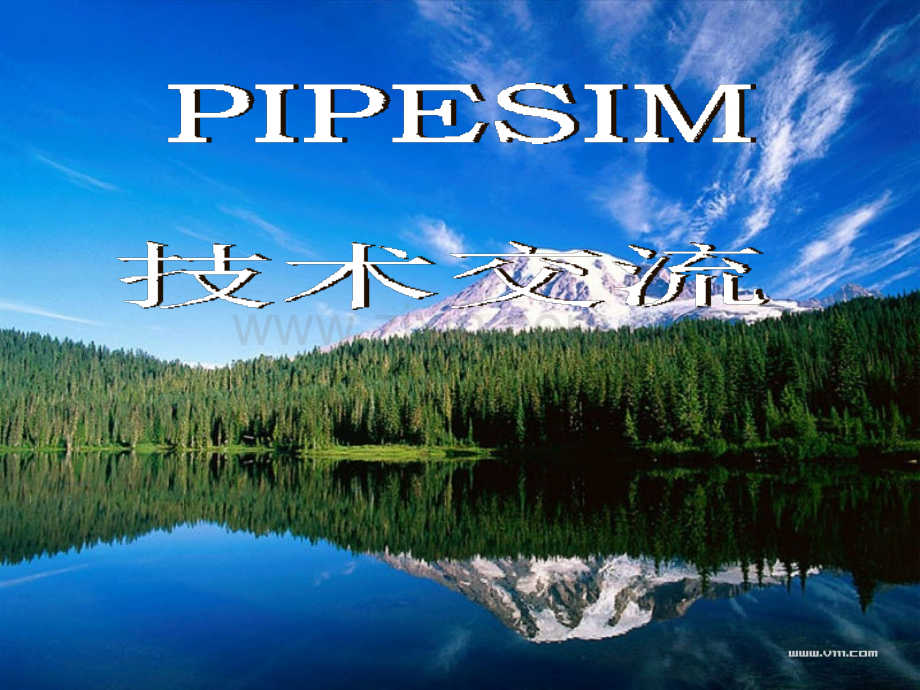 pipesim软件技术交流.ppt_第1页