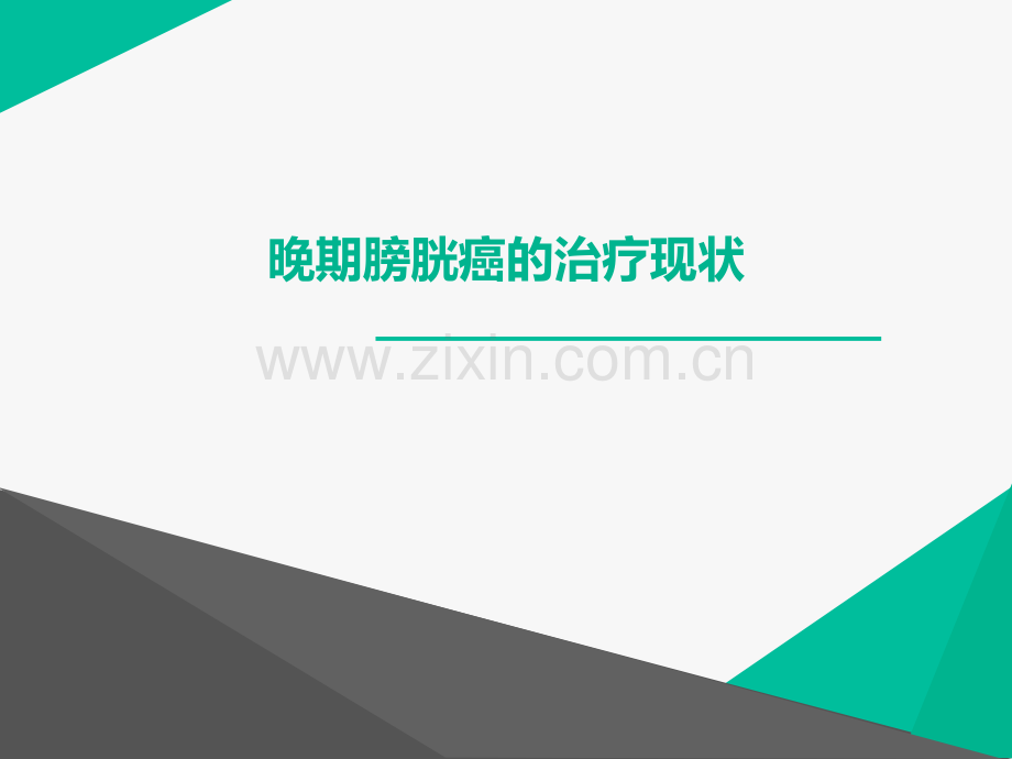 晚期膀胱癌治疗PPT课件.ppt_第1页