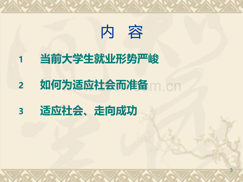 (全光华数科院最终)适应社会与走向成功(09级就业指导第四专题)PPT课件.ppt_第3页