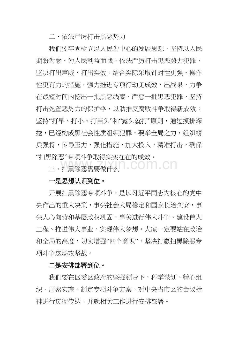 扫黑除恶专题会讲话材料.doc_第2页