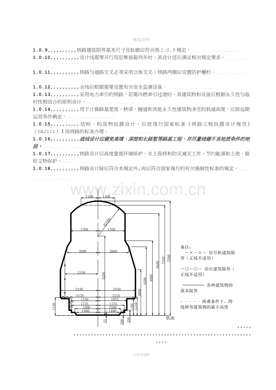 建200公里时速客客货共线铁路设计暂行规定.doc_第2页