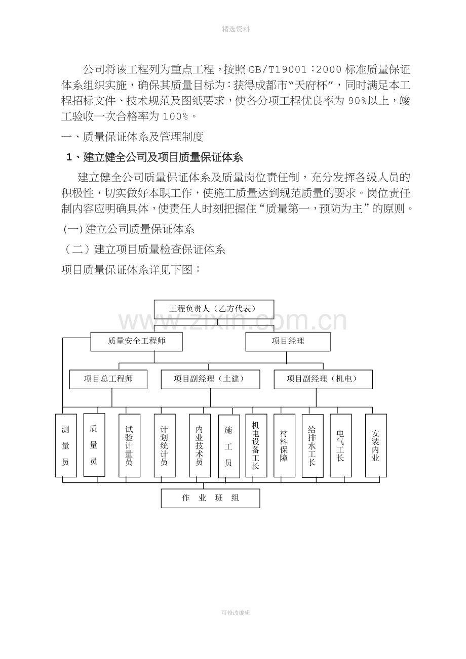 质量保证体系及管理制度.docx_第1页