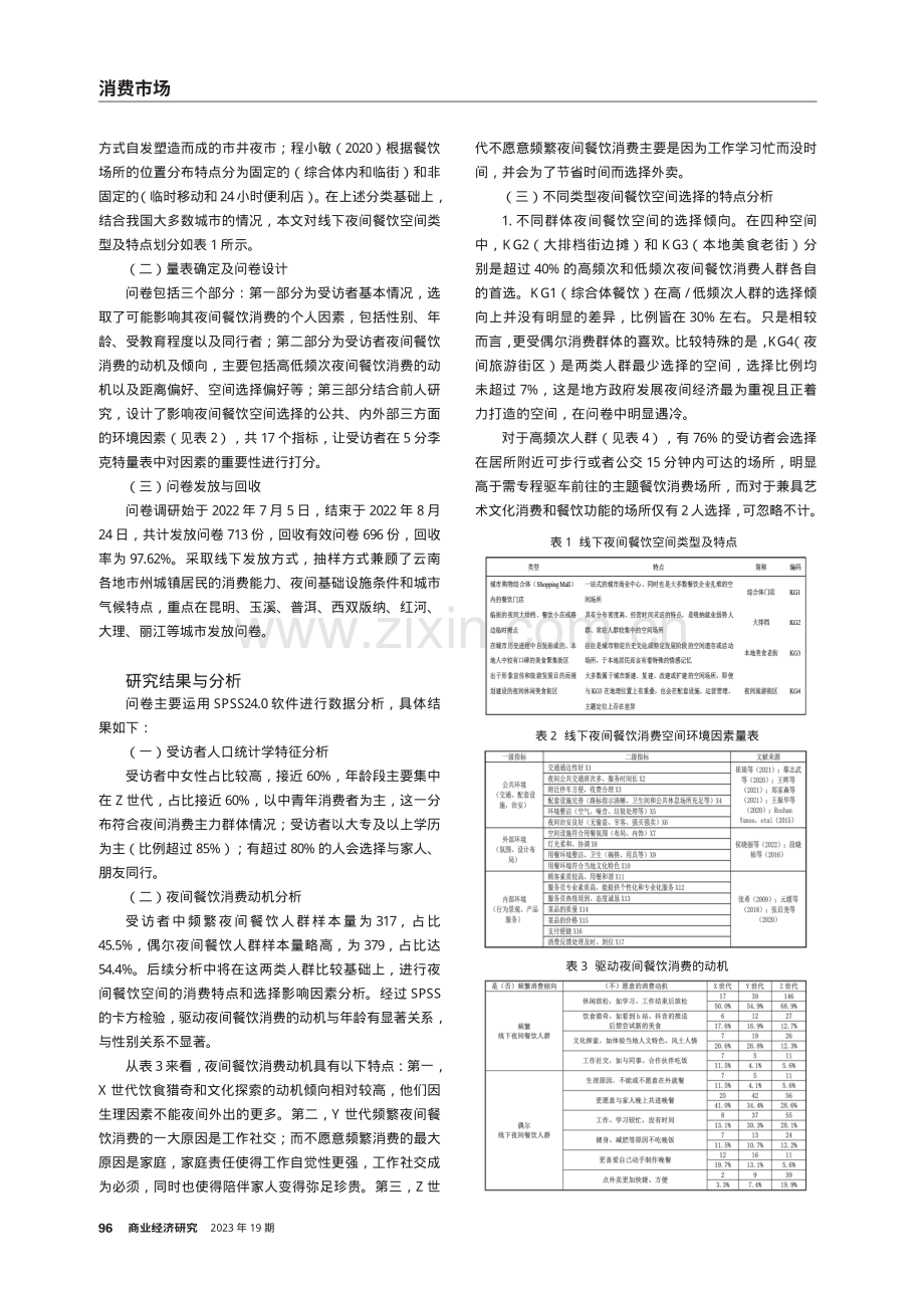 城市居民夜间餐饮消费的空间选择和驱动因素——以云南省为例.pdf_第2页