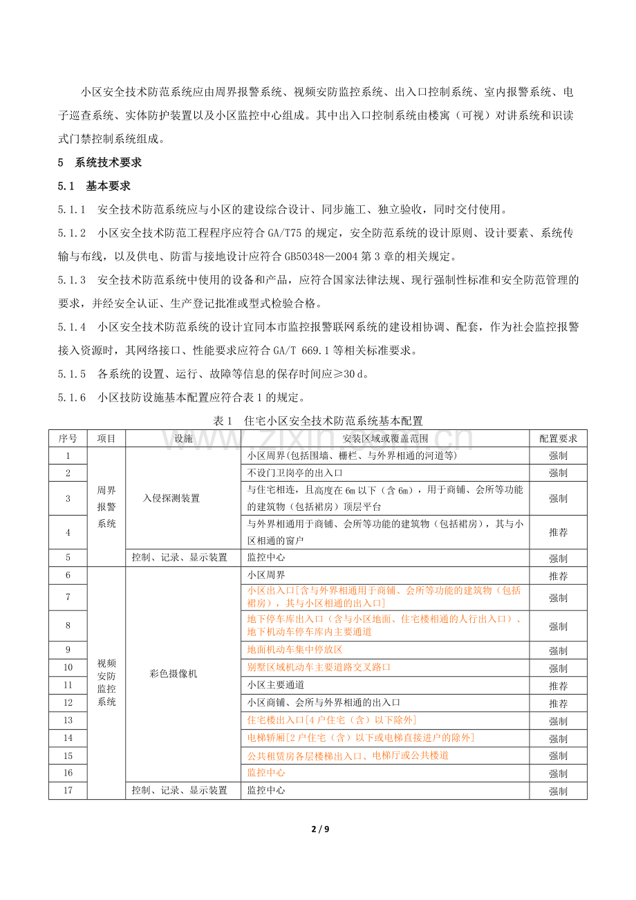 上海市住宅小区安全技术防范系统要求.doc_第2页