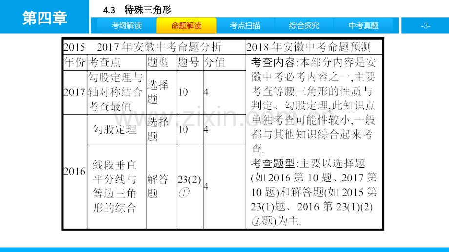 沪科版初中数学2018年中考第一轮复习4.3.pptx_第3页