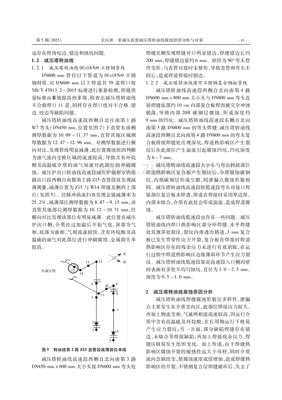 常减压装置减压塔转油线腐蚀原因分析与对策.pdf_第3页