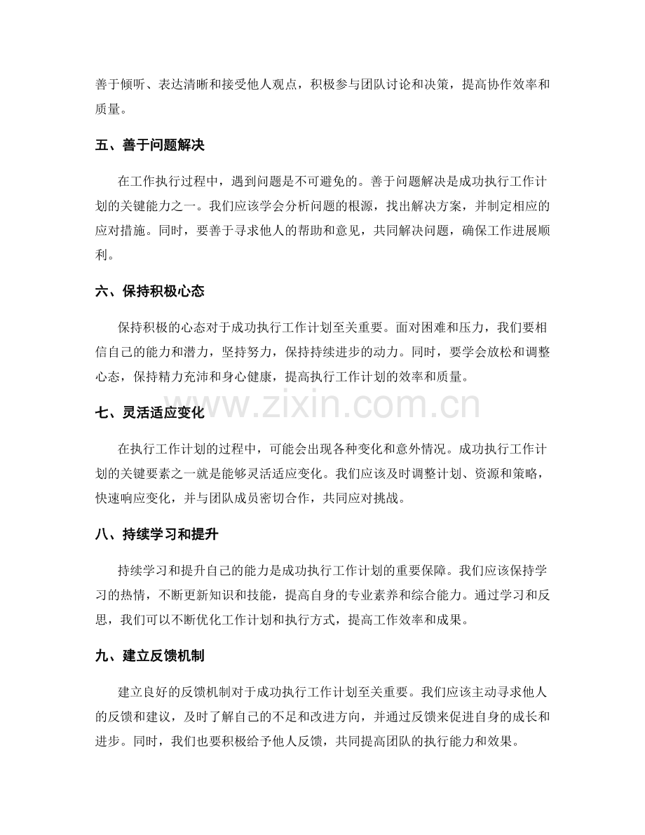 成功执行工作计划的关键要素.docx_第2页