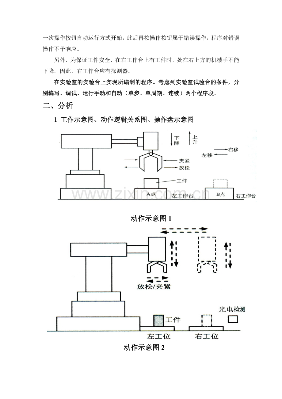 机械手的PLC控制-PLC课程设计.doc_第2页