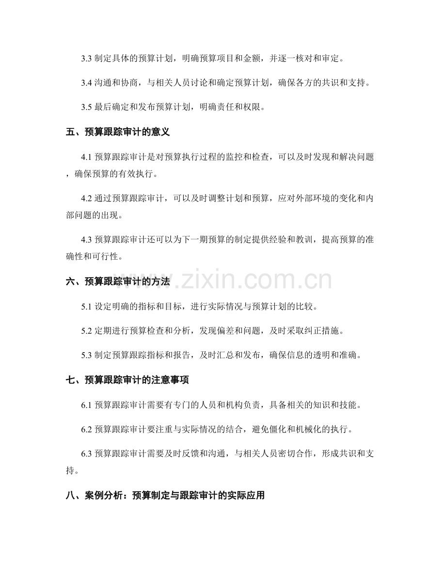 工作计划的合理预算制定与跟踪审计.docx_第2页