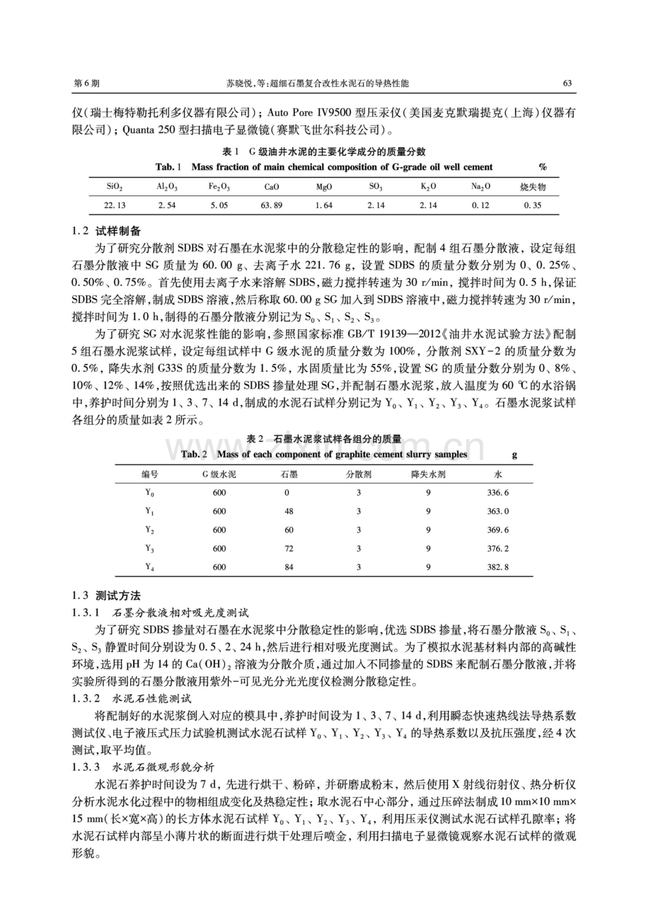 超细石墨复合改性水泥石的导热性能.pdf_第3页