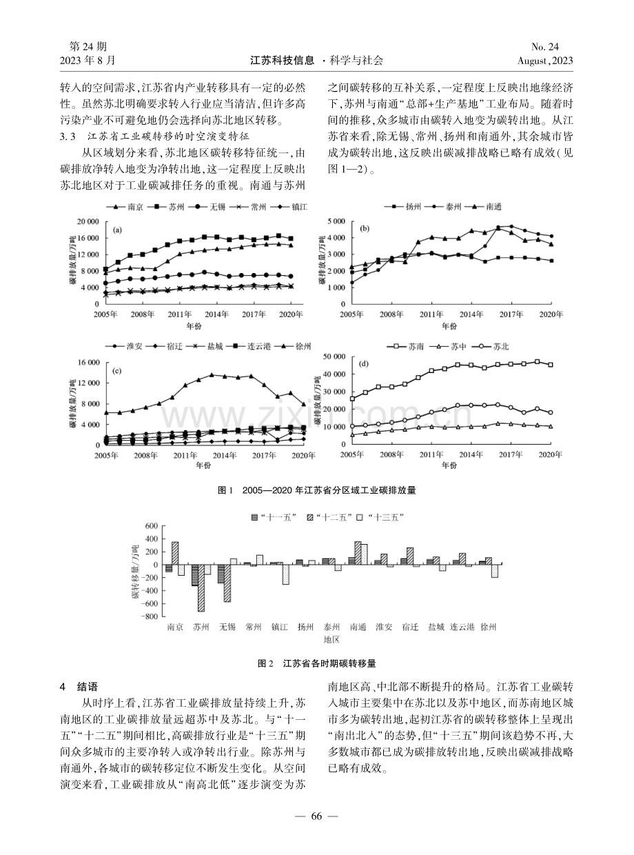 产业转移下江苏省工业碳排放及碳转移时空演变研究.pdf_第3页