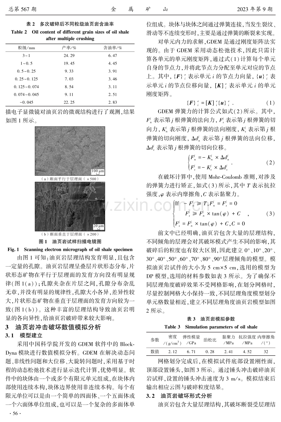 层理角度影响下油页岩优势冲击破碎角度研究.pdf_第3页