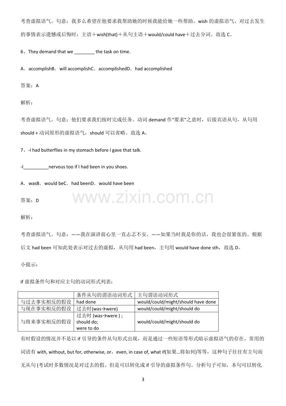 高中英语虚拟语气知识点名师总结.pdf_第3页