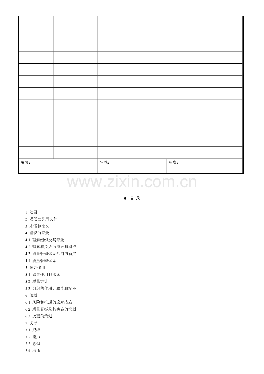 2015版ISO9001质量手册-参考.doc_第3页