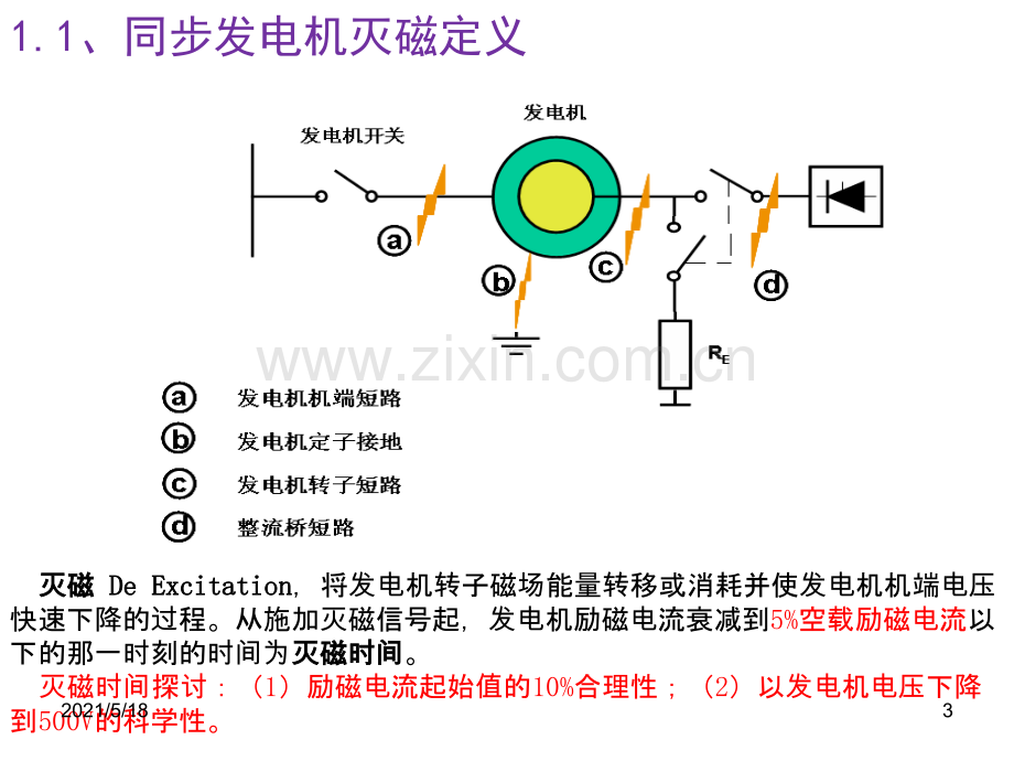 4同步发电机励磁灭磁原理.ppt_第3页