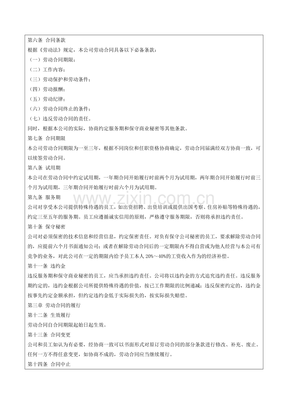 Diaowma企业劳动合同管理制度.doc_第2页