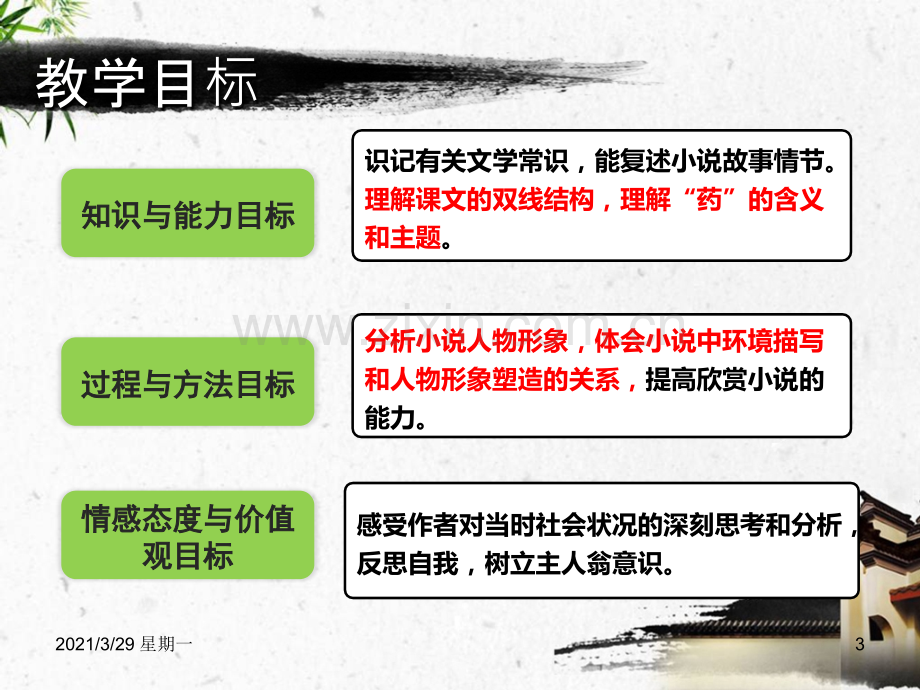 鲁迅《药》(公开课课件).ppt_第3页