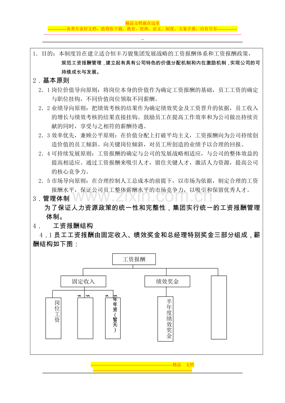 江西XX房地产公司薪醇制度.doc_第2页