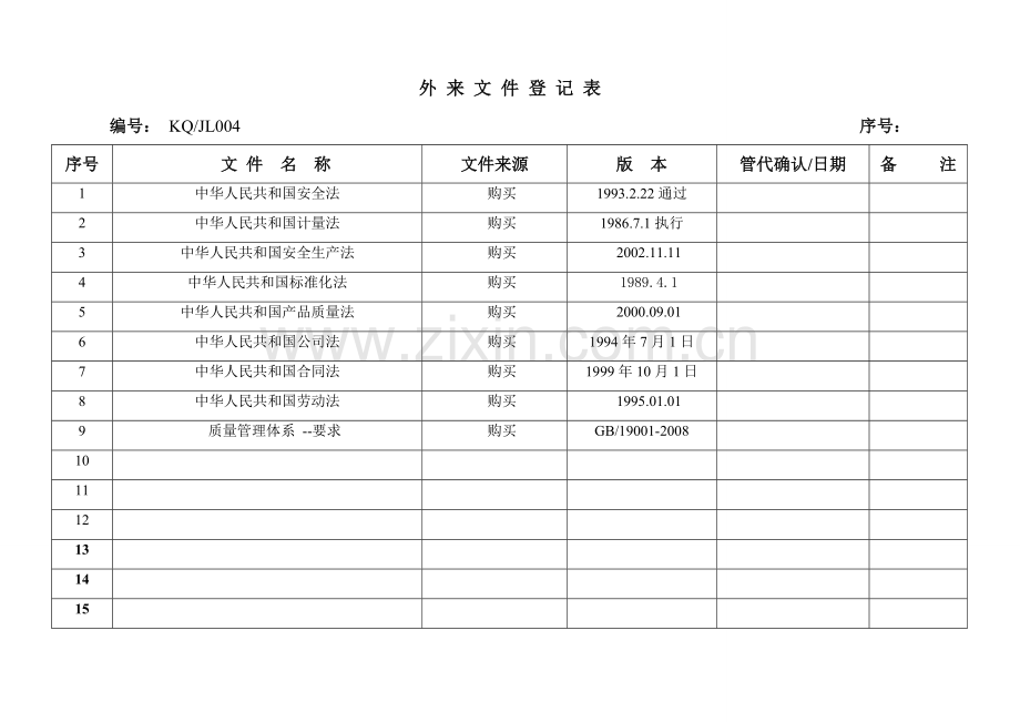 iso9000文件表格汇总.doc_第2页